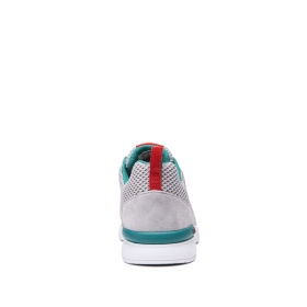 Supra Mens SCISSOR Low Top Shoes Lt. Grey/Teal/white | US-75711